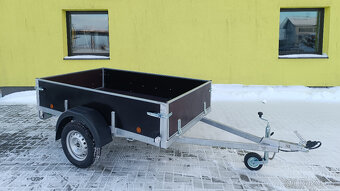 Český robustní přívěs PROFI 215x129 Opěrné kolo ZDARMA - 2