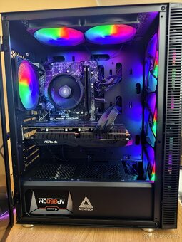 Herní PC ryzen 3600/5700XT/16DDR4/1TBssd/850w win 11 zaruka - 2