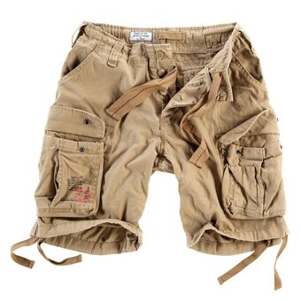 Kraťasy Airborne Vintage Shorts - béžové - 2