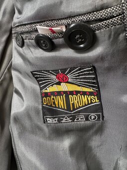 dva staré pánské obleky 70.léta Prostějov a Bytom - 2
