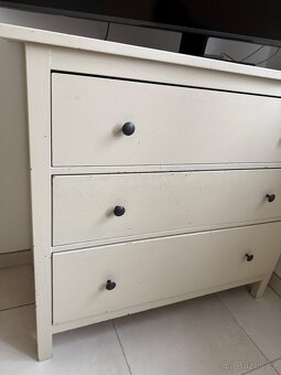 Ikea Hemnes postel+komoda+noční stolek - 2