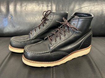 Prodám kožené boty Red Wing, černé, velikost EUR 40 (41) - 2