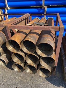 Závitové pažnice vrty a studny, vrtná souprava,vrtné nářadí - 2