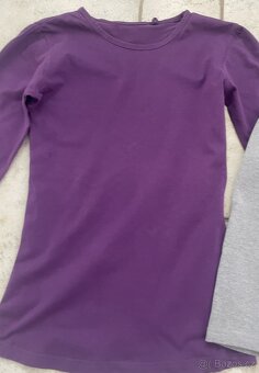 Dívčí bavlněná trička, vel. 158 - 2