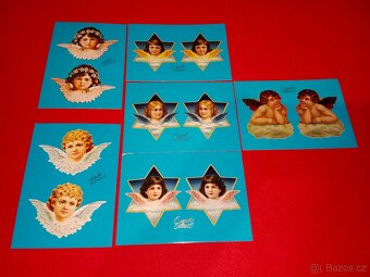 Pohledy 24 ks Andělé, děti atd. čisté - 2