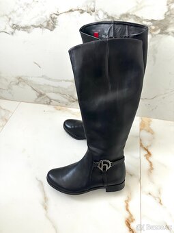 Kožené kozačky Högl - 2