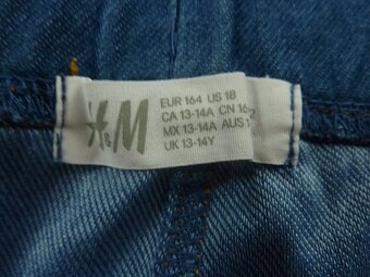 Dívčí kraťasy vel. 164 zn. H&M - 2