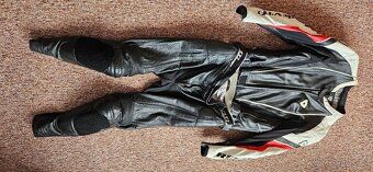 Dvoudílná kožená kombinéza REVIT - 2