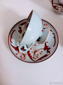 Přátelské Mocca set Erika Lutz ruční malba - RAR, - 2