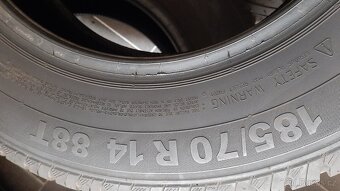 Pneumatiky letní 185/70R14-88T Continetal - 2