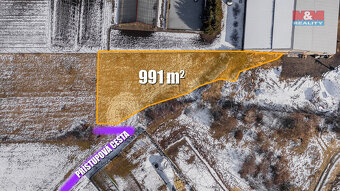 Prodej pozemku k bydlení, 991 m², Dřísy - 2