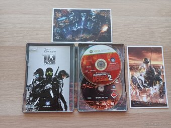 Rainbow six Vegas 2 STEELBOOK + Hra na Xbox 360 - 2