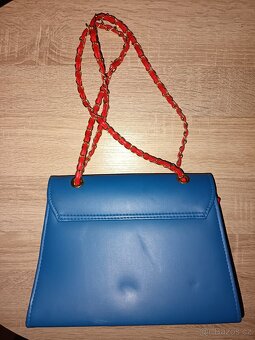 Krasna modro cervena kabelka na penezenku - 2