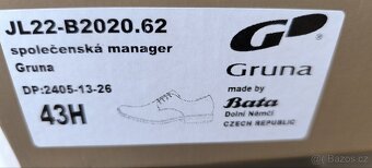 Manager boty Baťa vel. 43 polobotky - 2