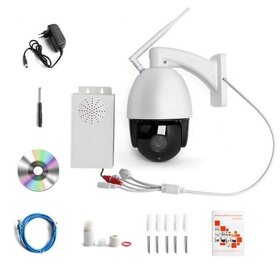 Full-HD,5MP,WIFI IP kamera otočná s odposlech/mikrofon/repro - 2