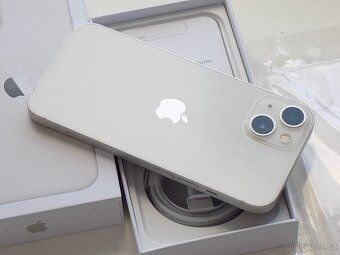 APPLE iPhone 13 128GB Starlight - ZÁRUKA - 100% BATERIE - 2