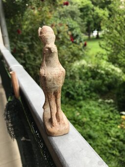 Egyptský bůh Horus soška - ruční práce - 2