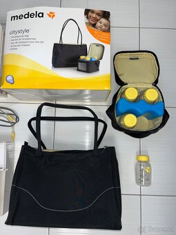 Medela Dvoufázová elektrická odsávačka + termotaška a lahve - 2