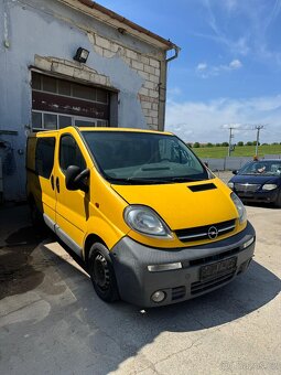 Náhradní díly - Opel Vivaro 1.9 TDi 74kW r.v. 2004 - 2