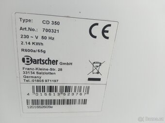 Gastro prosklená lednice Bartscher - (vitrina ) (německá ) - 2