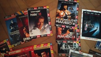 DVD s filmy, převážně akční žánry - 2