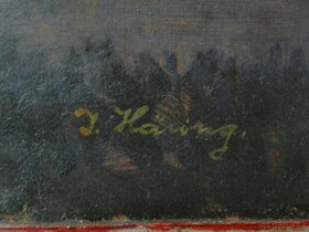 Häring (Hajný)Josef (1895-)-Pohled na pleso - 2