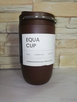 Prodám nový termohrnek EQUA Pure Cup Brown 300 ml - 2