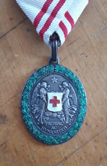 Ag medaile Červený kříž FJI, Rakousko Uhersko - 2