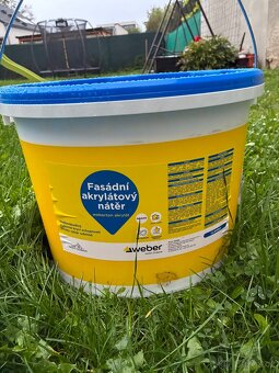 Barva fasádní weberton akrylát bílá 25 kg - 2
