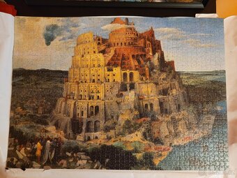 Hotové puzzle Babylonská věž, 1530 ks - 2