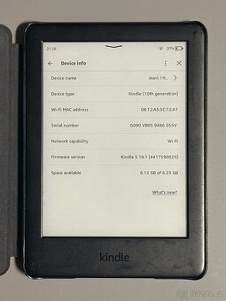 Čtečka knih Amazon Kindle 10. gen 8GB černá + obal - 2
