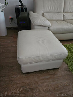 KOŽENÁ SEDAČKA - nerozkládací - 2