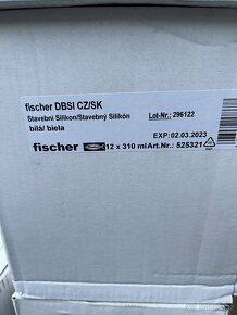 Fischer stavební silikon bílý - 2