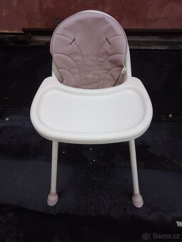 Dětská jídelní židlička plastová - 2