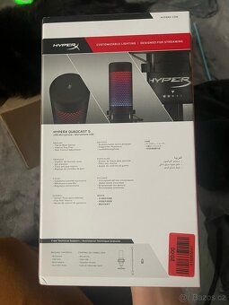 HP HyperX QuadCast S - NOVÉ NEROZBALENÉ - 2