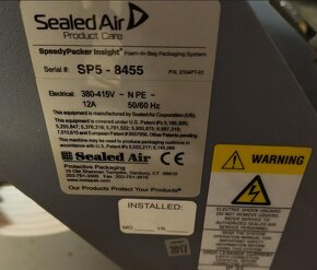Sealed Air Speedypacker Insight SP5 – 2017 - 2