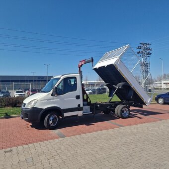 Iveco Daily 35 C 15 -sklápěč s hydraulickou rukou do 3,5t. - 2