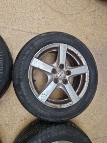 Alu kola 6.5Jx16 ET 45, 5x112, pneu 205/55 R16 91V Continent - 2