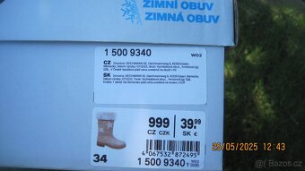 Kozačky vel. 34 - 2