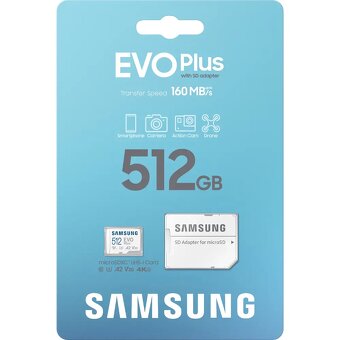 Samsung MicroSDXC 512GB EVO Plus - záruka - 2
