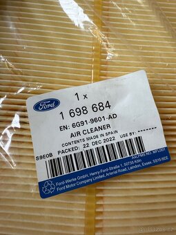 Vzduchový filtr Ford 1698684 - 2