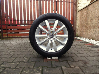 ZIMNÍ PĚKNÁ ORIGINÁL ALU 16" 5x100 pneu 205/55R16 Bridgesto - 2