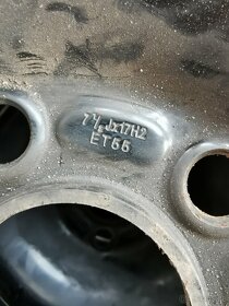 Plechové disky 5x108 7,5Jx17H2 ET 55 TPMS - 2