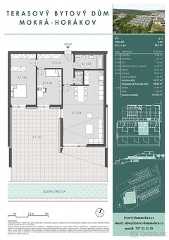 3+kk 98m2, terasa 77m2, skl.kóje 10m2 - 2