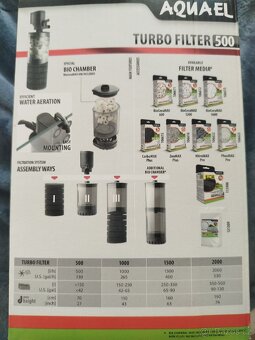 Nový filtr AquaEl Turbo Filter 500 - 2