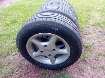 Alu kola 4x114,3 R14 letní a zimní plechy - 2