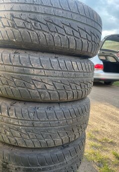 Zimní sada Sportage Tucson 5x114 pěkný vzor,Al disky pěkné - - 2