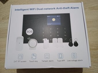 Bezdrátový i drátový domácí alarm Tuya v češtině GSM, WIFI - 2