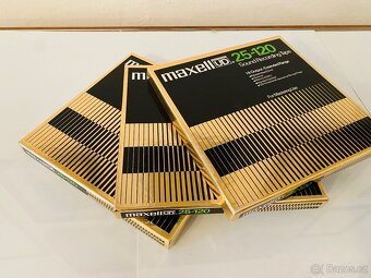 Kotoučové pásky Gold Maxell UD - 25-120, 80.léta - 2