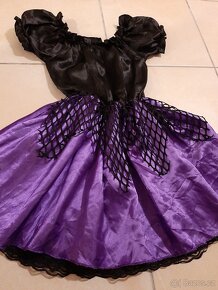 Šaty čarodejnice halloween vel.98-104 - 2